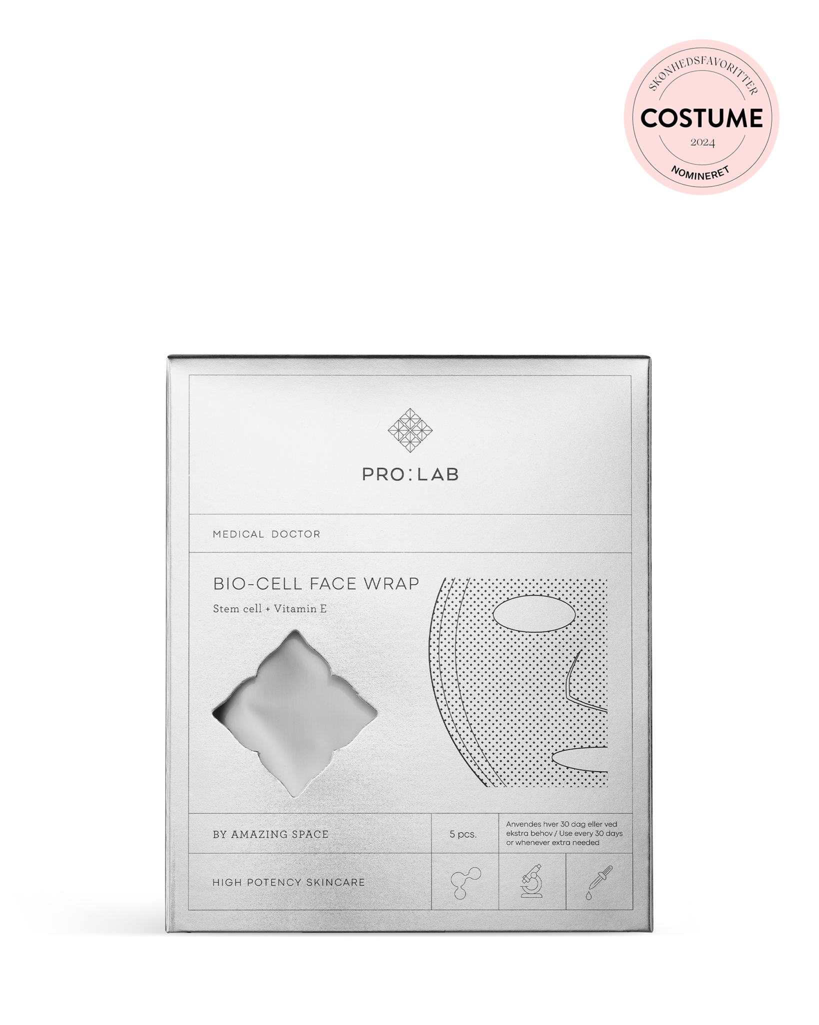 PRO:LAB – BIO-CELL FACE WRAP – STEM CELL + VITAMIN E (5 Stk.)