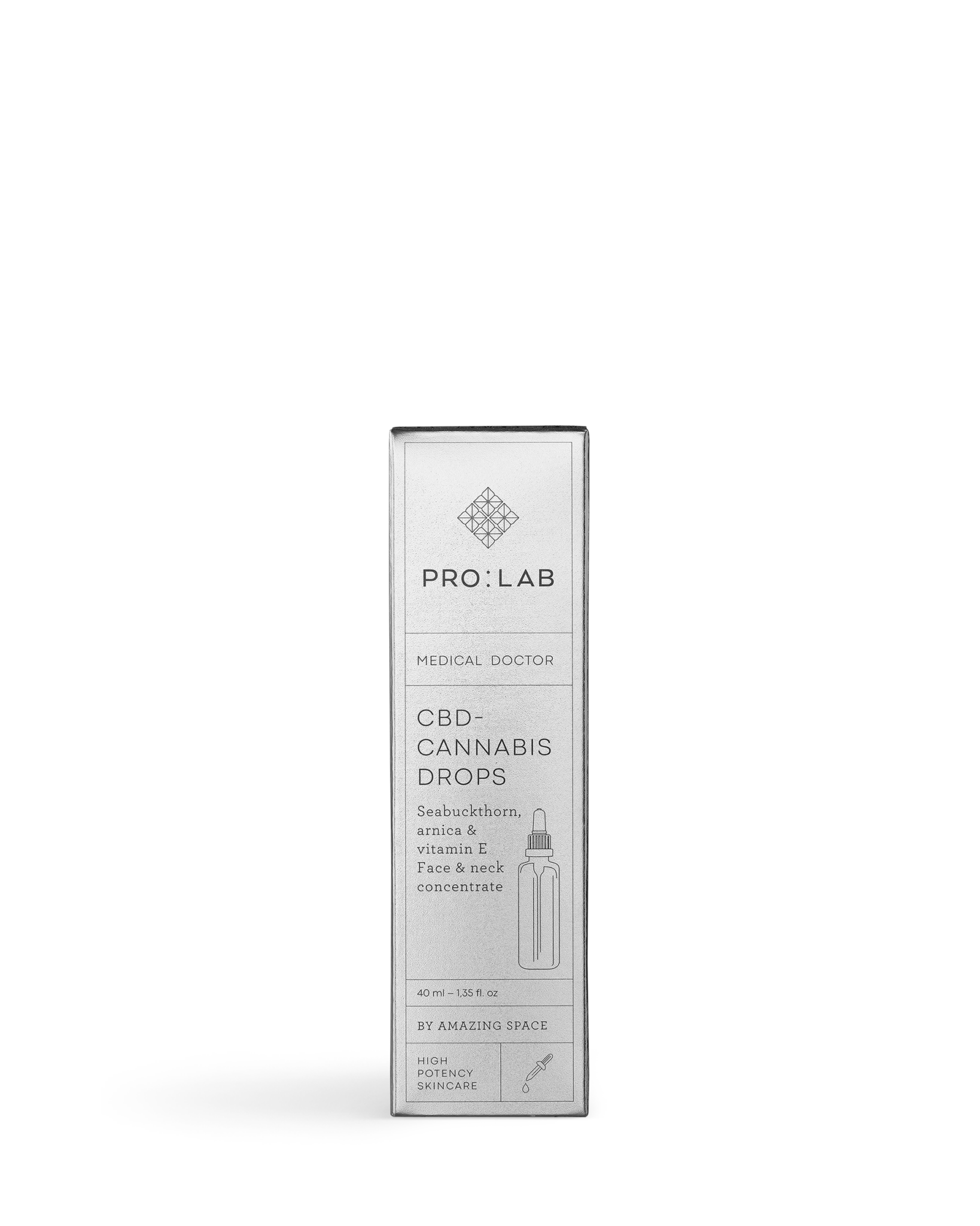 PRO:LAB – CBD-CANNABIS DROPS – FACE & NECK CONCENTRATE (40ML)